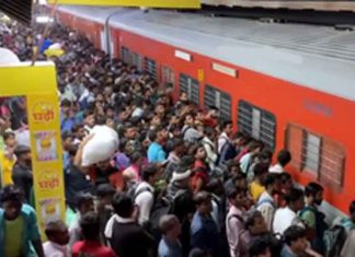 Chhath Pooja Train Rush