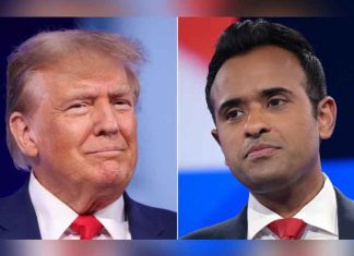 Donald Trump and Vivek Ramaswamy