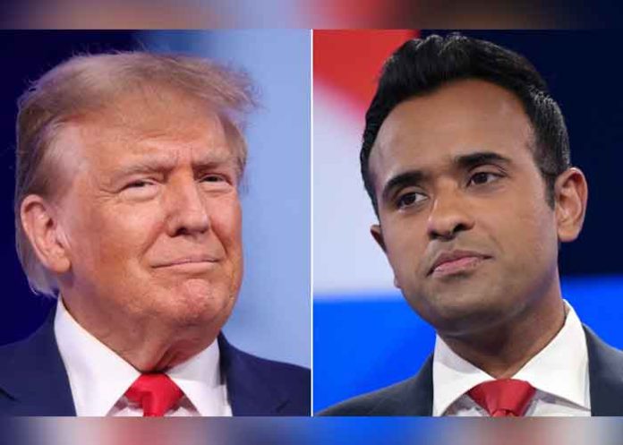 Donald Trump and Vivek Ramaswamy