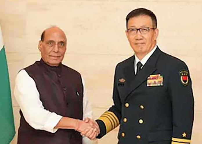 Dong Jun meet Rajnath Singh