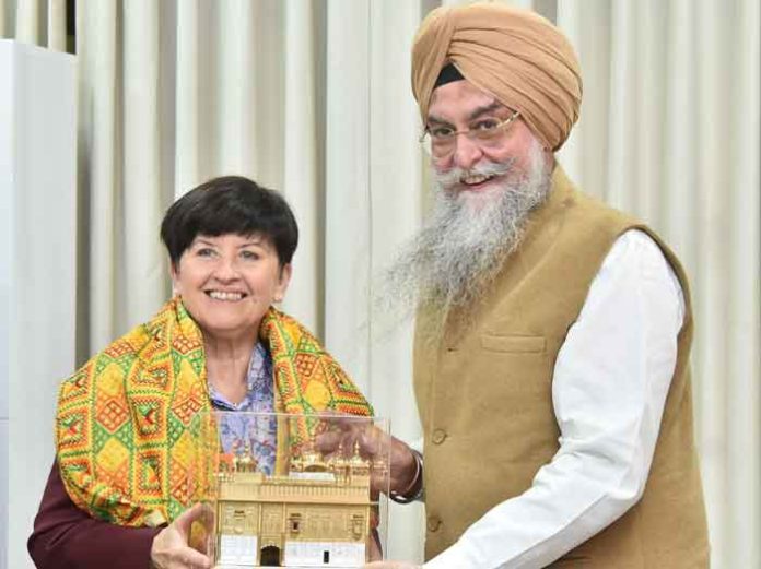 Eliska Zigova calls on Punjab Speaker Sandhwan