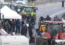 French farmers stage protests