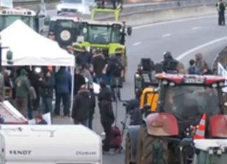 French farmers stage protests