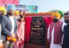 Harjot Bains Lays Foundation Stone