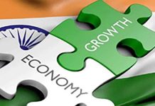 India economy growth Flag