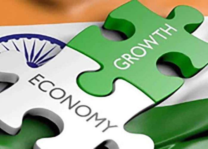 India economy growth Flag