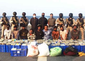 Indian Navy seizes meth