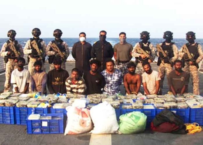 Indian Navy seizes meth