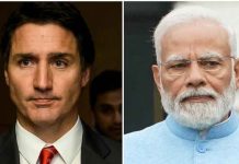 Justin Trudeau and PM Modi