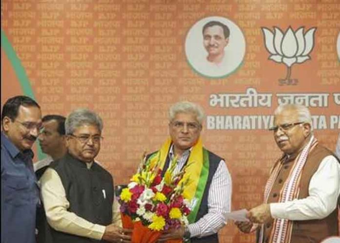 Kailash Gahlot joins BJP