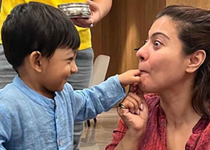 Kajol embraces her inner child