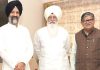 Kataria with Baba Shri Gurinder Singh Dhillon and Jasdeep Singh Gill