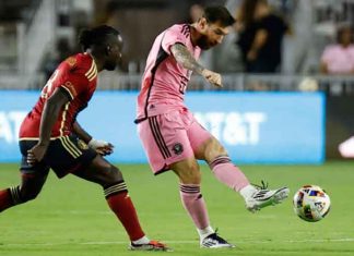 Messi and Miami football match