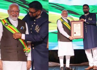 Modi was conferred with Guyana’s , 'The Order of Excellence