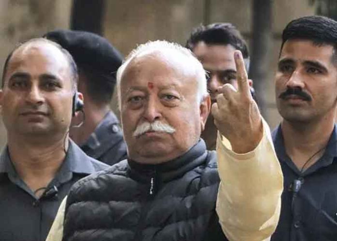 Mohan Bhagwat casted vote