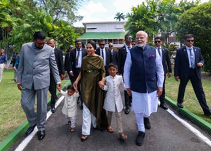 PM Modi in Guyana