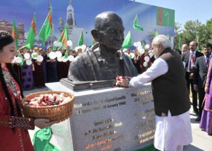 PM Modi tribute to Mahatma Gandhi’s