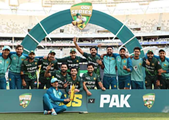 Pakistan Cricket team win odi series