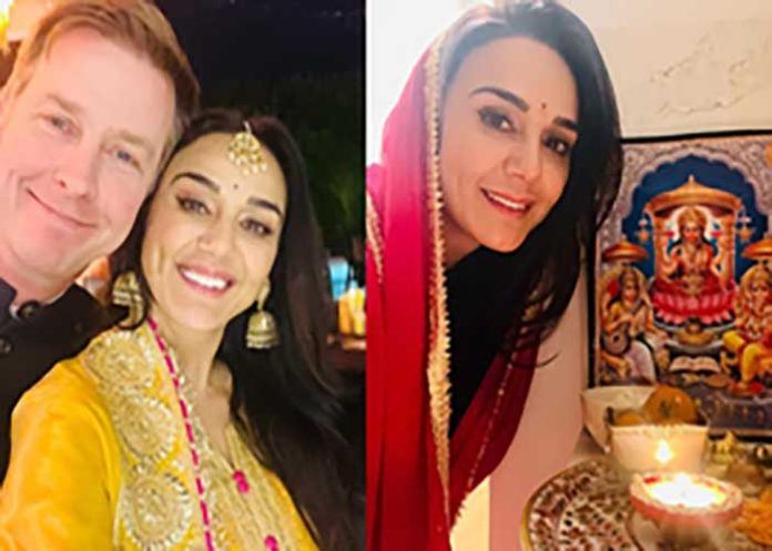 Preity Zinta shares pictures from Diwali celebrations