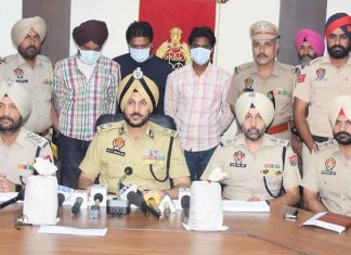 Punjab Police Busts Trans-Border Narcotic Smugglers