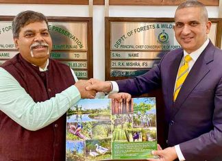 Punjab RK Mishra Launches Brochures Depicting Ludhiana Forests & Zoo