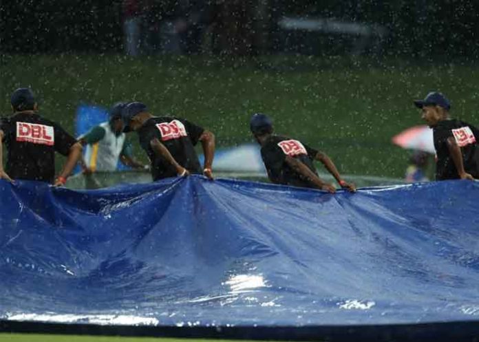 Rain Washes out cricket Match