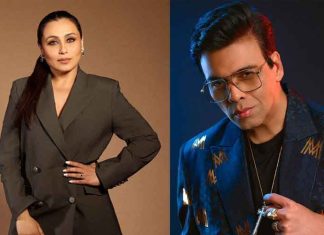 Rani Mukerji and Karan Johar