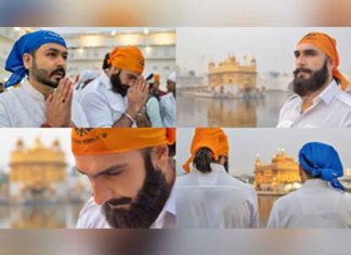 Ranveer Singh and Aditya Dhar at the Golden Temple