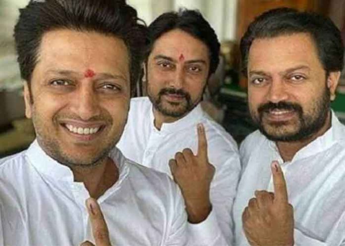 Riteish and Amit and Dhiraj Deshmukh