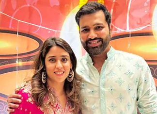 Ritika Sajdeh with Rohit Sharma