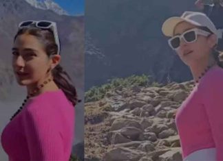 Sara Ali Khan at mountains