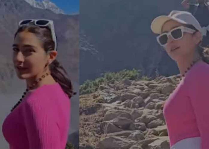 Sara Ali Khan at mountains