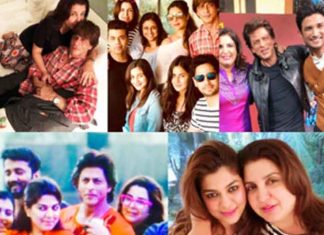 Shah Rukh Khan and Farah Khan old pictures