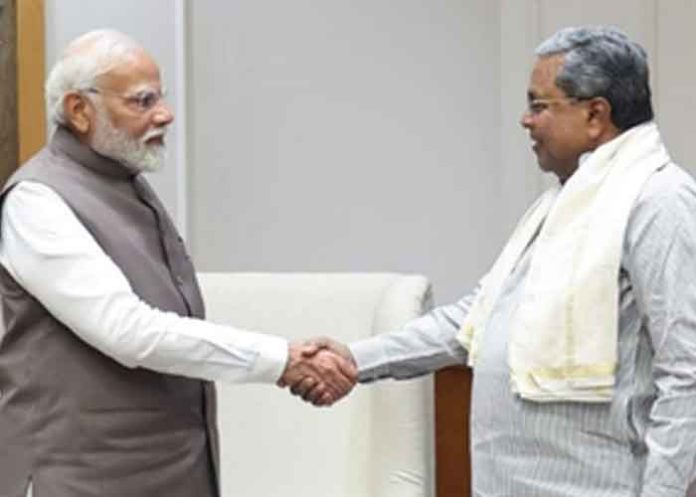 Siddaramaiah meets PM Modi