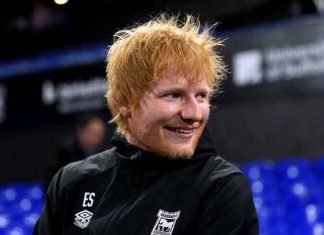 Singer Ed Sheeran