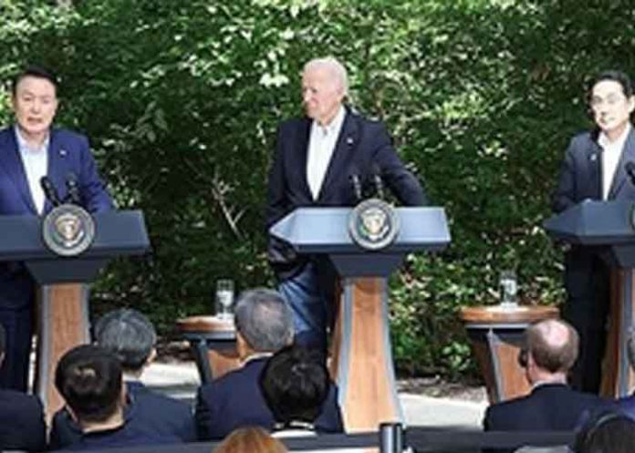 South Korea, the US and Japan pm meet