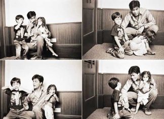 Suhana-Khan-old pic with father-Shah-Rukh-Khan