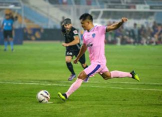 Sunil Chhetri in Bengaluru FC ISL