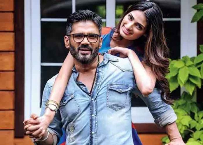 Sunil Shetty and Athiya Shetty