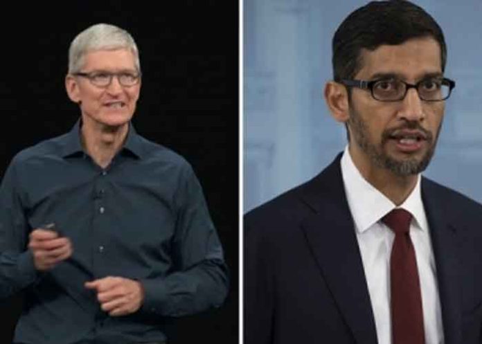 Tim Cook and Sundar Pichai