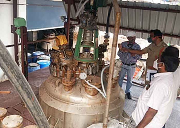 Toxic gas at pharma company in Andhra