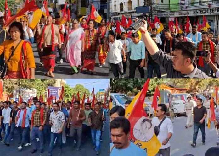 Tripura Pushpabanta Palace Protest