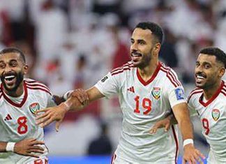 UAE Football Team players