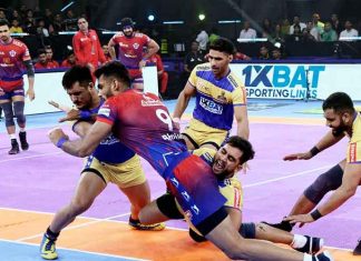 UP Yoddhas vs Tamil Thalaivas Kabaddi match