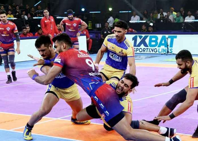 UP Yoddhas vs Tamil Thalaivas Kabaddi match