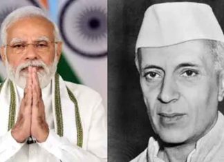 jawaharlal nehru and PM modi