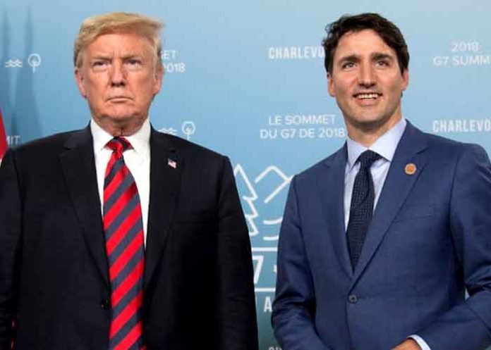 justin trudeau and Donald trump