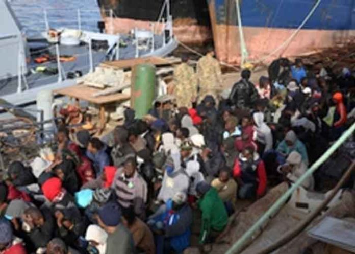 migrants intercepted off Libyan coast