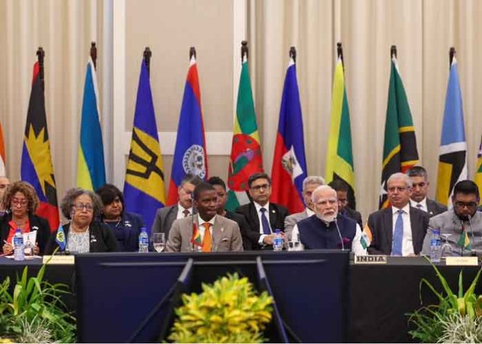 pM Modi with CARICOM leaders