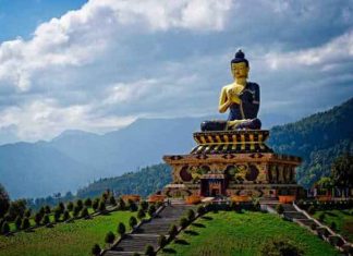 sikkim buddha Park statue